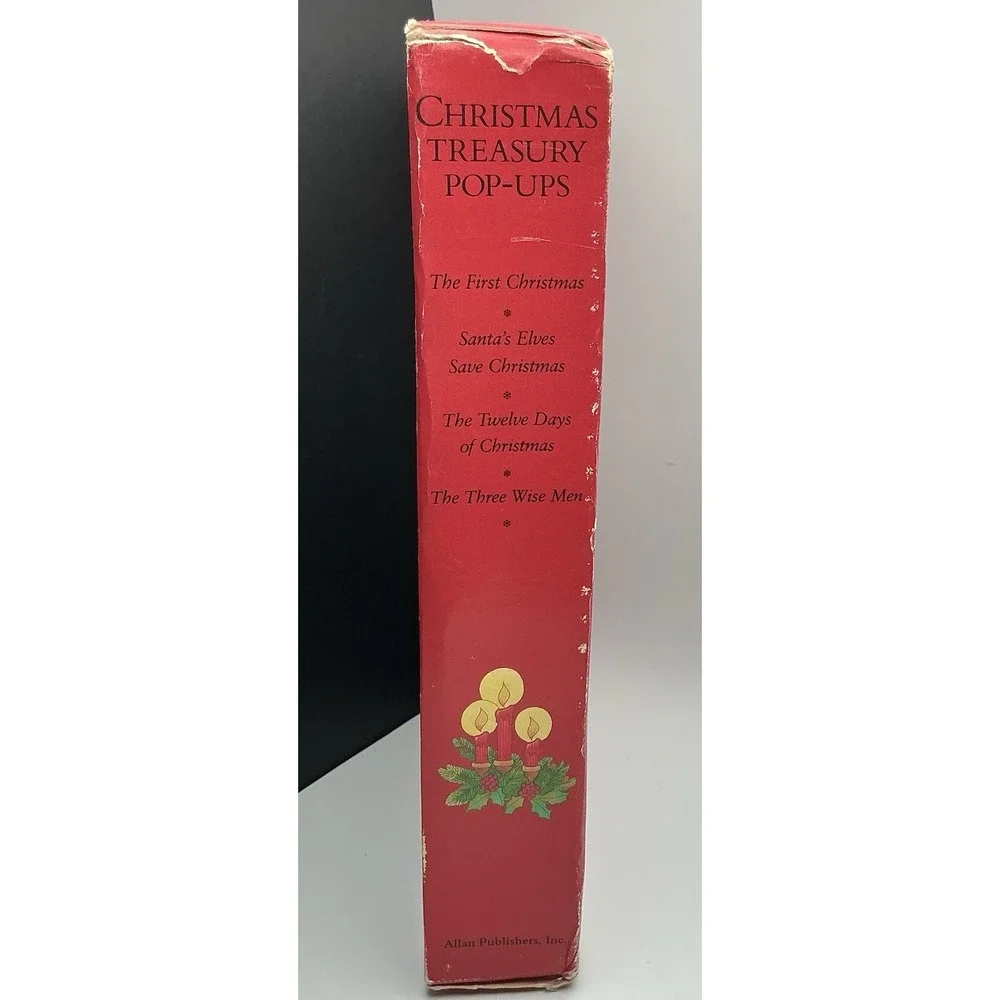 Christmas Treasury‎ Pop-Ups Classic Stories Wise Men etc. Book Set 4